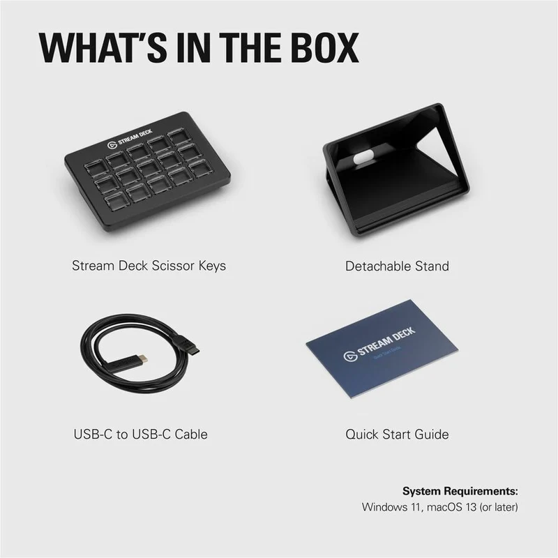 Controlador AV ELGATO STREAM DECK MK.2 (SCISSOR KEY)