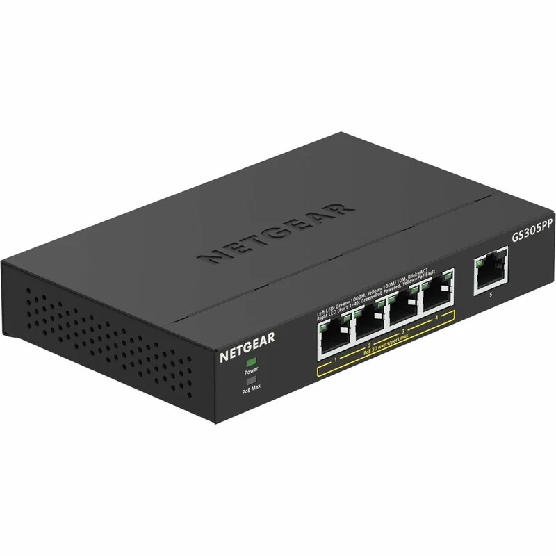 Switch de Red Netgear GS305PP Ethernet Switch