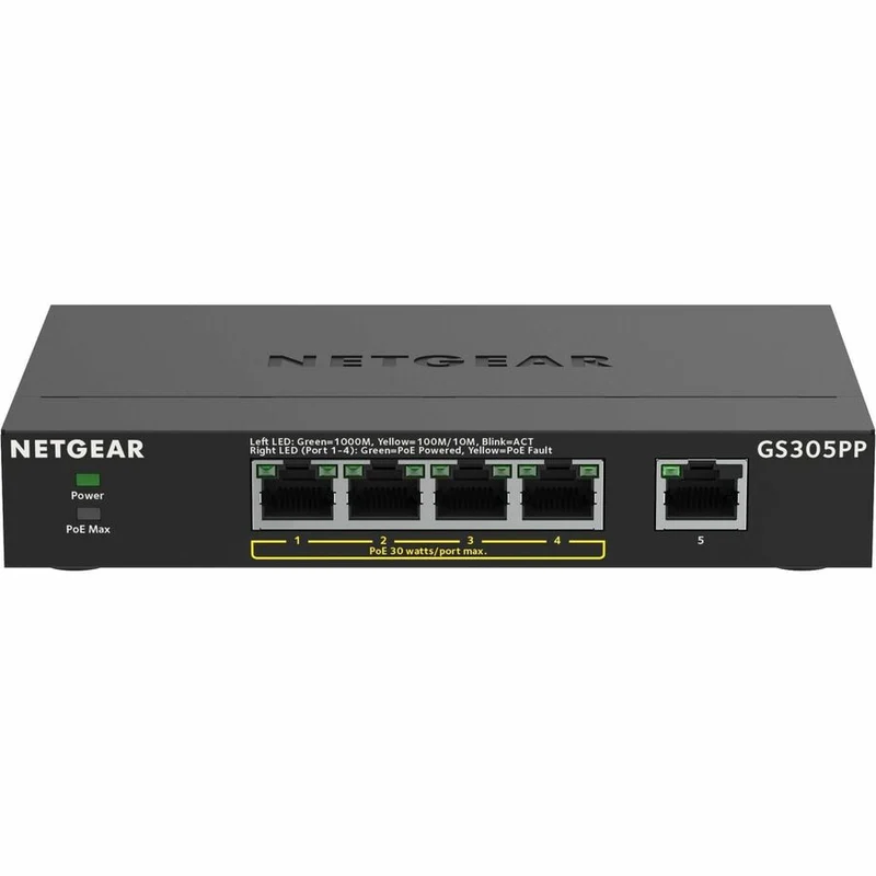 Switch de Red Netgear GS305PP Ethernet Switch