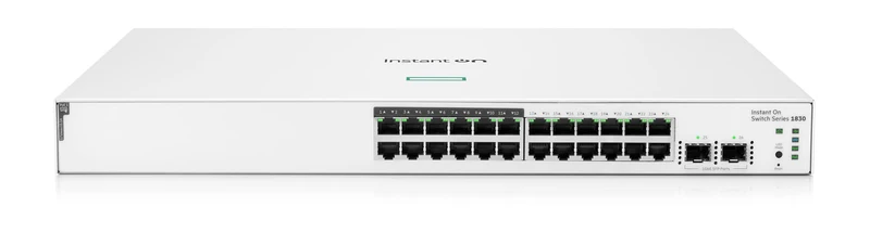Switch de Red HPE Networking Instant On 1830 24G 12p Class4 PoE 2SFP 195W Switch