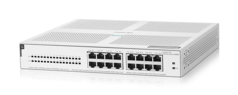 Switch de Red HPE Networking Instant On 1430 16G Class4 PoE 124W Switch