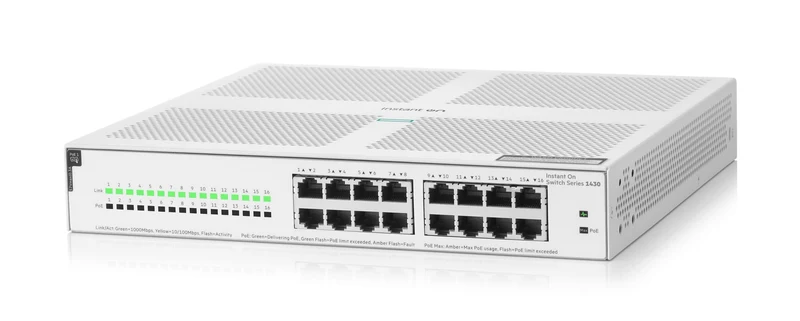 Switch de Red HPE Networking Instant On 1430 16G Class4 PoE 124W Switch
