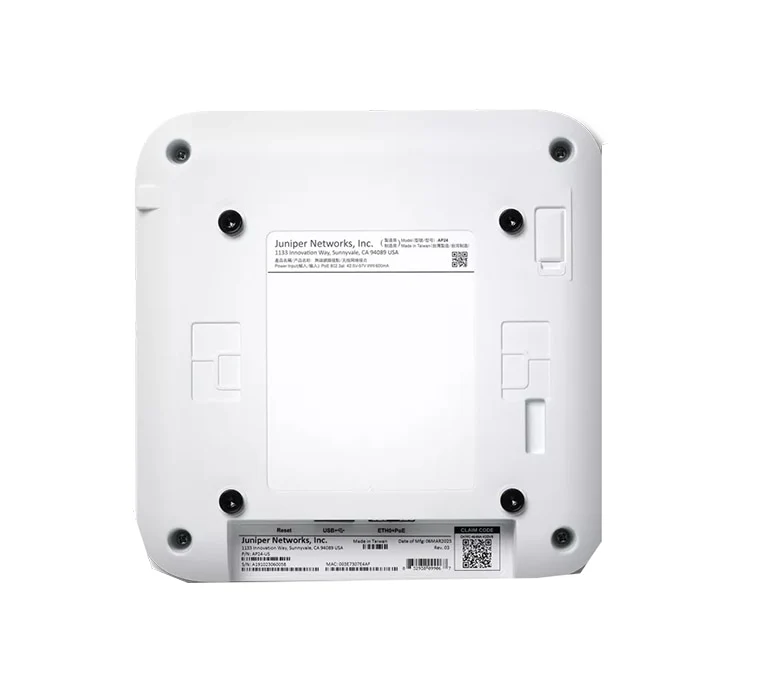 Access Point Mist AP24 Tri Band Wi-Fi 6E IEEE 802.11 a/b/g/n/ac/ax 4.08 Gbit/s Wireless Access Point
