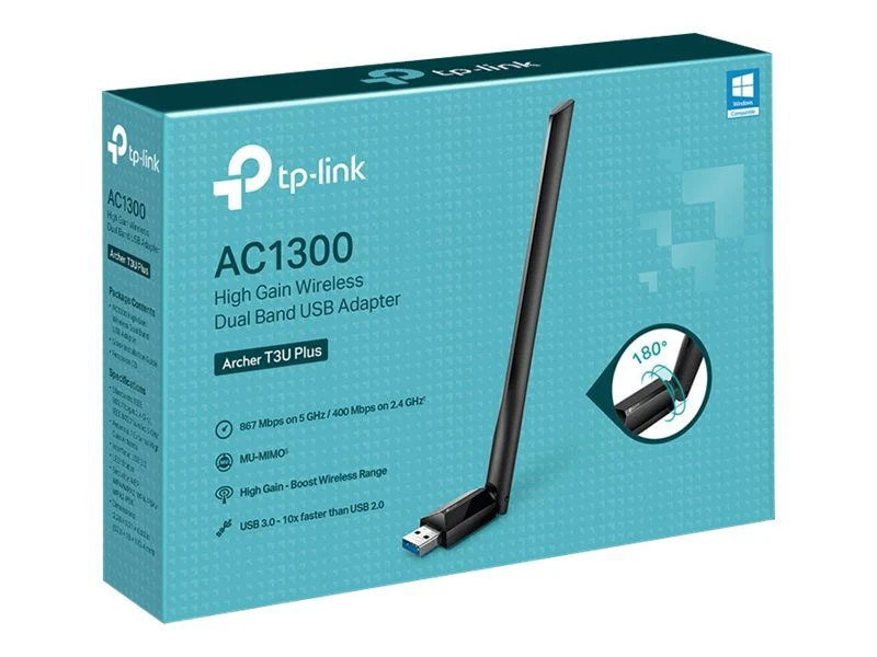 Adaptador USB WiFi TP-Link Archer T3U Plus