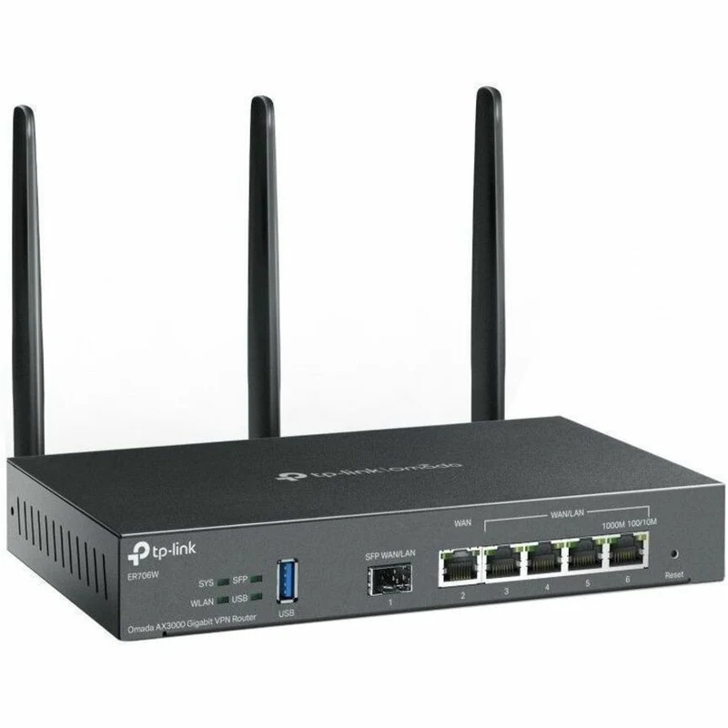 Router Omada ER706W Wi-Fi 6 IEEE 802.11 a/b/g/n/ac/ax Ethernet Wireless Router