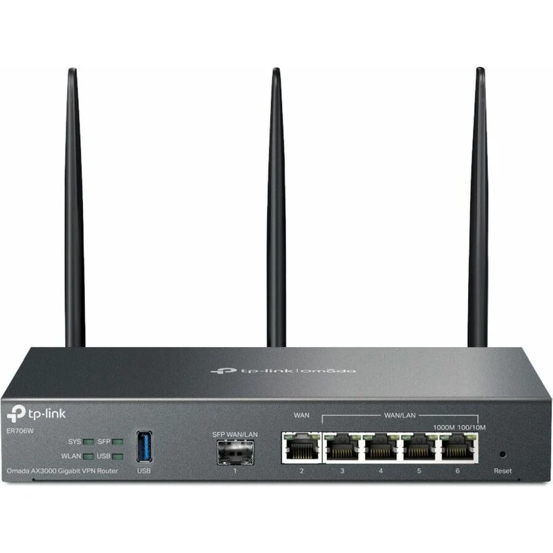 Router Omada ER706W Wi-Fi 6 IEEE 802.11 a/b/g/n/ac/ax Ethernet Wireless Router
