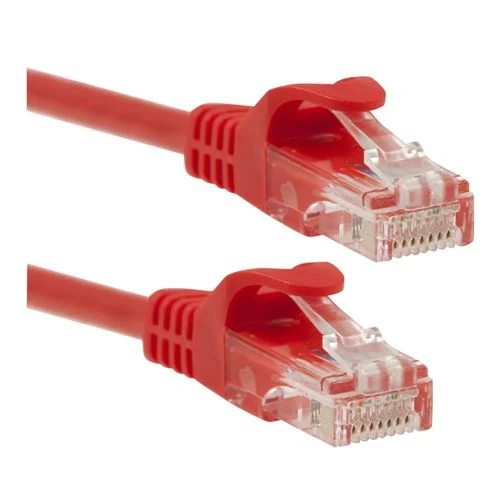 Cables de Red PPA 50 Ft. Cat 6 Molded Snagless Ethernet Cable Rojo