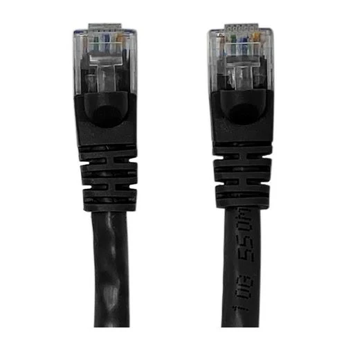 Cables de Red PPA 75 ft. CAT 6 Snagless Ethernet Cable Negro