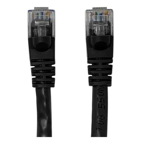 Cables de Red PPA 50 Ft. CAT 6 Snagless Ethernet Cable Negro