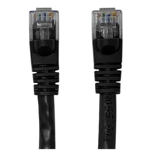 Cables de Red PPA 15 Ft. CAT 6 Snagless Ethernet Cable Negro