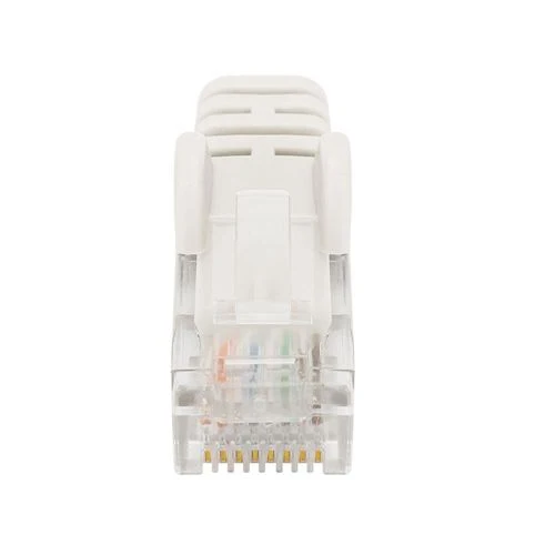 Cables de Red Intellinet Cat6 Stranded U/UTP Slim Network Ethernet Cable 7Ft. Snag-Free Blanco