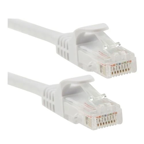 Cables de Red PPA 7 Ft. Cat 6 Thin Ethernet Cable Blanco