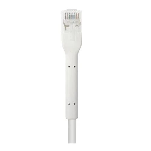 Cables de Red Intellinet Cat6 Stranded U/UTP FlexiBoot Slim Network Ethernet Cable 10Ft. 10-Pack-White Blanco