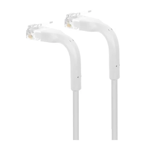 Cables de Red Intellinet Cat6 Stranded U/UTP FlexiBoot Slim Network Ethernet Cable 10Ft. 10-Pack-White Blanco