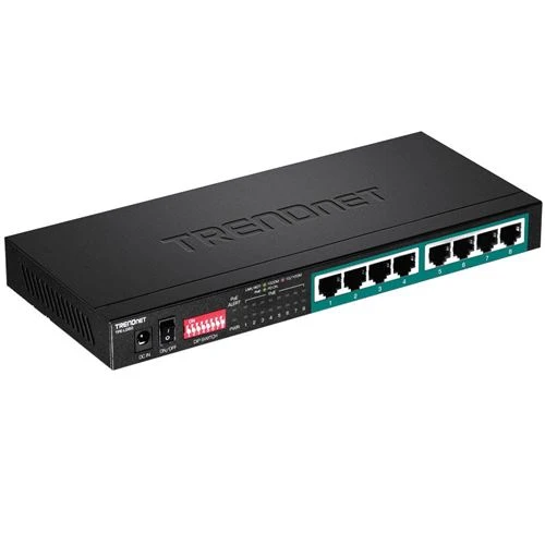 Switch de Red Trendnet 8-Port Gigabit Long Range PoE+ Switch
