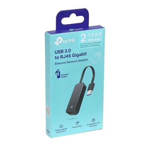 Adaptador WiFi Red TP-LINK USB Type-A 3.0 to Gigabit Ethernet Network Adapter