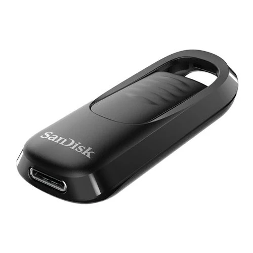 Memoria USB Sandisk 256GB Ultra Slider Type-C SuperSpeed+ USB 3.2 (Gen 1) Flash Drive Negro