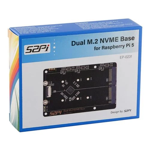 Base NVMe 52Pi N21 Dual M.2 2280 para Raspberry Pi 5