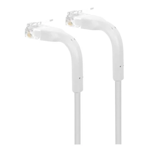 Cables de Red Intellinet Cat6 U/UTP FlexiBoot Slim Network Ethernet Cable 5ft. 10-Pack- White Blanco