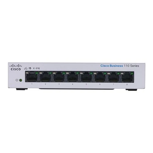 Switch de Red Cisco Business CBS110 Unmanaged 8-port Desktop Switch