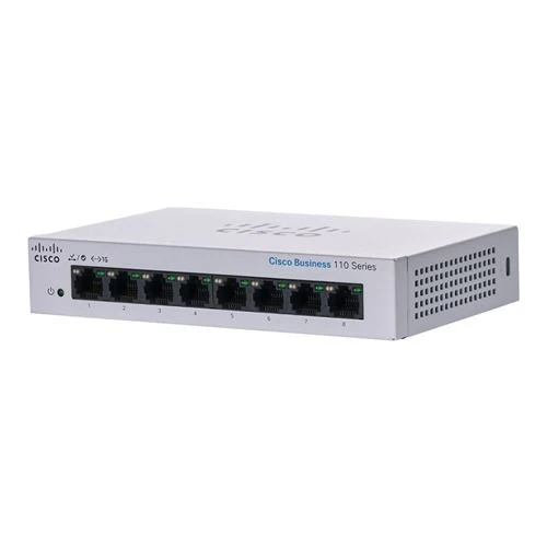 Switch de Red Cisco Business CBS110 Unmanaged 8-port Desktop Switch