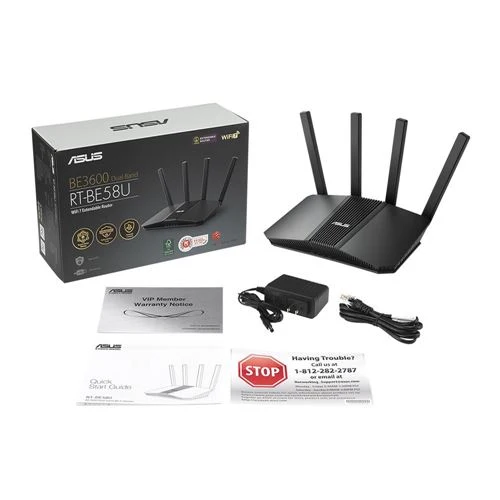 Router ASUS RT-BE58U BE3600 Dual Band WiFi 7 AiMesh Extendable Router