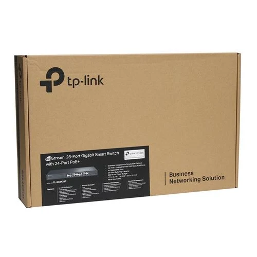 Switch de Red TP-LINK JetStream 28-Port Gigabit Smart Switch