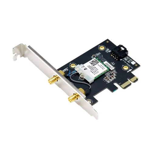 Adaptador WiFi Red ASUS PCE-BE6500 Tri-Band WiFi 7 PCIe WiFi and Bluetooth Adapter