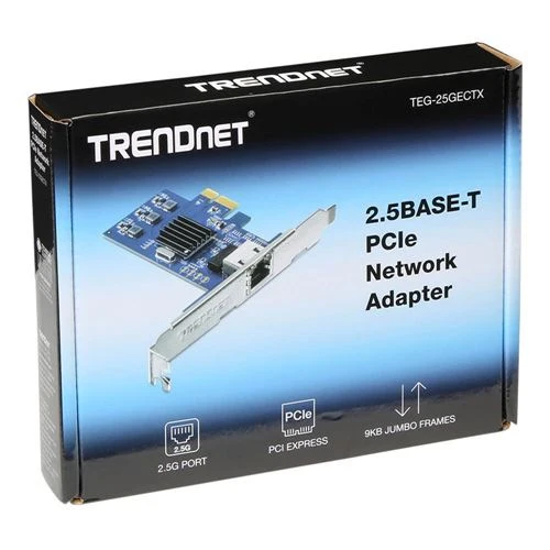 Adaptador WiFi Red Trendnet 2.5GBase-T PCIe Network Adapter (TEG-25GECTX)