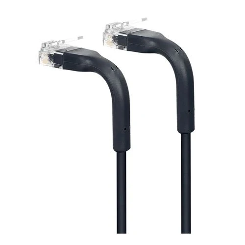 Cables de Red Intellinet Cat6 Stranded U/UTP FlexiBoot Slim Network Ethernet Cable 3ft. 10-Pack-Black Negro