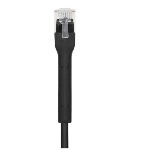 Cables de Red Intellinet Cat6 Stranded U/UTP Flexiboot Slim Network Ethernet Cable 7ft. 10-Pack-Black Negro