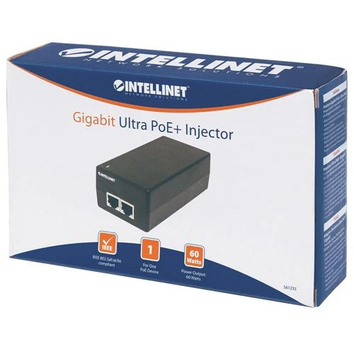 Accesorios de Redes Intellinet Gigabit 60Watt Ultra 1 Port PoE Injector