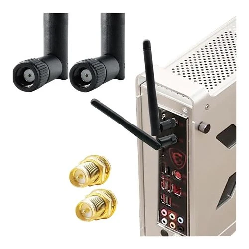 Antena Dual Band WiFi 2.4/5-5.8 GHz 3dBi MIMO RP-SMA Macho Bluetooth