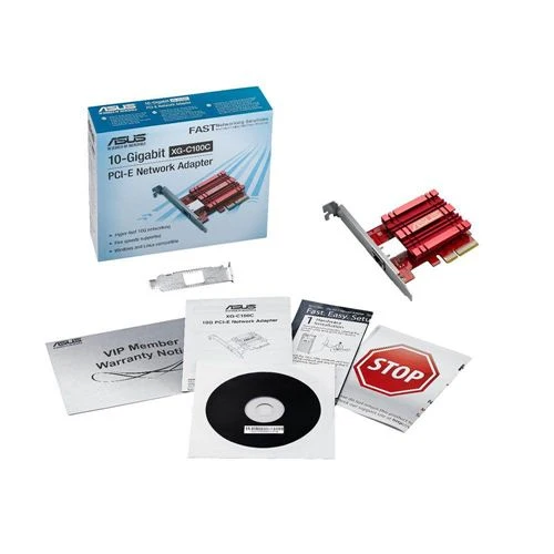 Adaptador WiFi Red ASUS XG-C100C 10G Network Adapter PCI-E x4 Card