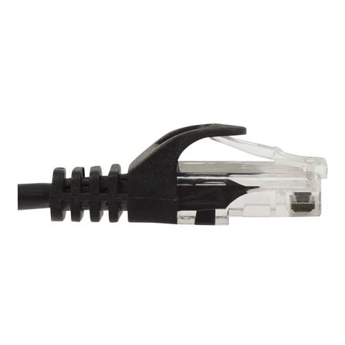 Cables de Red PPA 7 Ft. Cat 6 Thin Ethernet Cable Negro