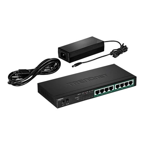 Switch de Red Trendnet 8-Port Gigabit PoE+ Switch