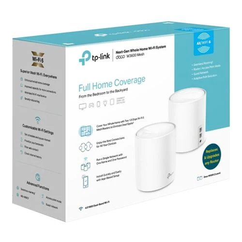 Mesh WiFi TP-LINK DEC W3600 AX1800 MESH 2PK