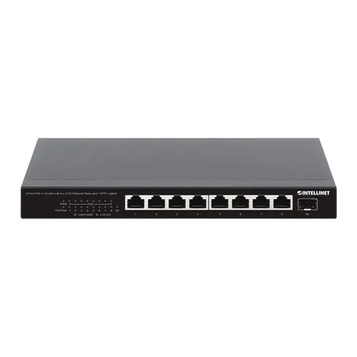 Switch de Red Intellinet 9-Port PoE++ Switch