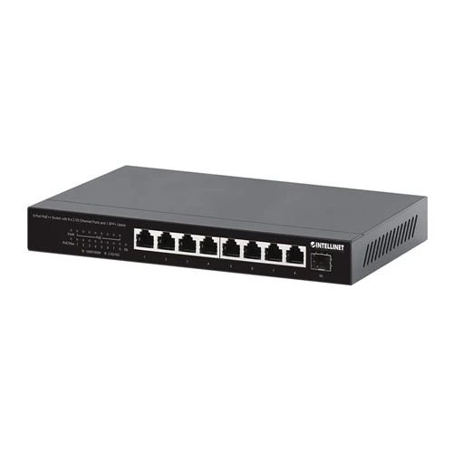 Switch de Red Intellinet 9-Port PoE++ Switch