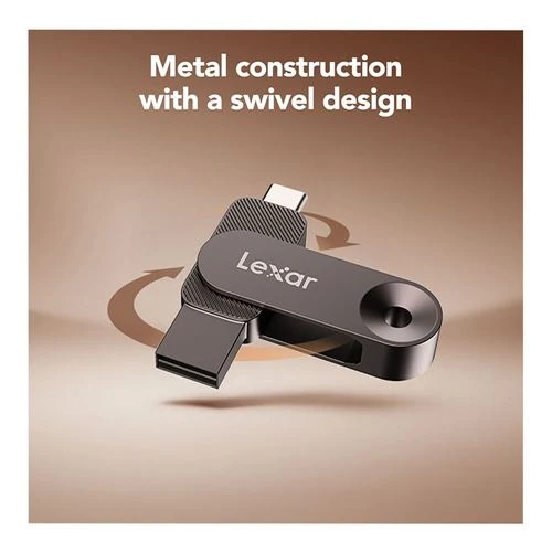 Memoria USB Lexar 256GB D500 Dual Drive USB 3.2 Gen 1 Flash Drive (USB-C / USB-A)