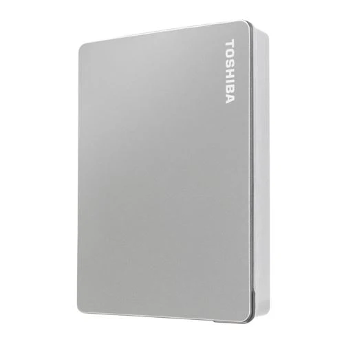 Disco Duro Toshiba Canvio Flex 2TB USB 3.1 (Gen 1 Type-A) and USB 3.1 (Gen 1 Type-C) 2.5" Portable External Hard Drive Plata