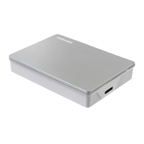 Disco Duro Toshiba Canvio Flex 2TB USB 3.1 (Gen 1 Type-A) and USB 3.1 (Gen 1 Type-C) 2.5" Portable External Hard Drive Plata