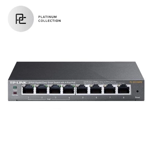 Switch de Red TP-LINK TL-SG108PE