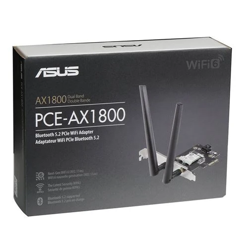 Adaptador WiFi Red ASUS AX1800 PCIe WiFi Adapter (PCE-AX1800) WiFi 6