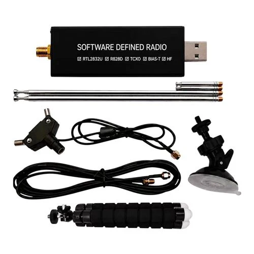 Receptor SDR RTL2832U R828D TCXO + Bias-T + HF