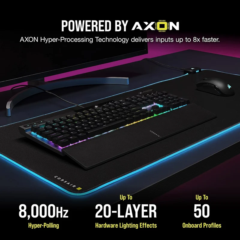Teclado mecánico Corsair K70 RGB CHAMPION SERIES con cable - Cherry MX Brown