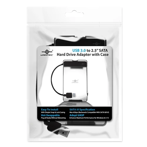 Adaptador Vantec USB 3.1 a Disco 2.5" SATA III