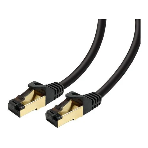 Cables de Red PPA 50 Ft. Cat 7 Molded Snagless Ethernet Cable Negro