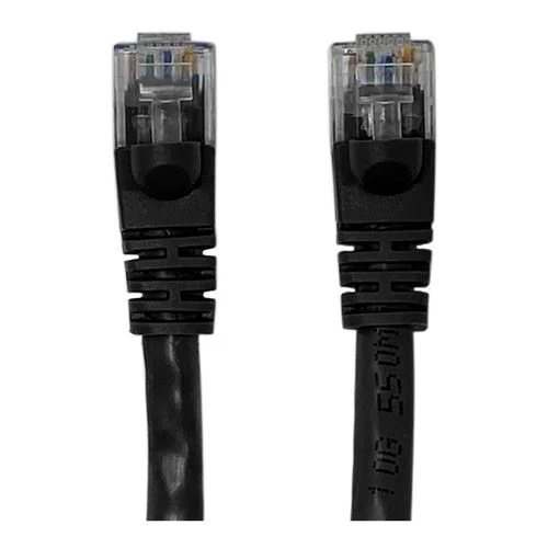 Cables de Red PPA 10 Ft. CAT 6a Snagless Molded Boots Ethernet Cable Negro