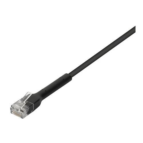 Cables de Red Intellinet Cat6 Stranded U/UTP FlexiBoot Slim Network Ethernet Cable 10ft Negro
